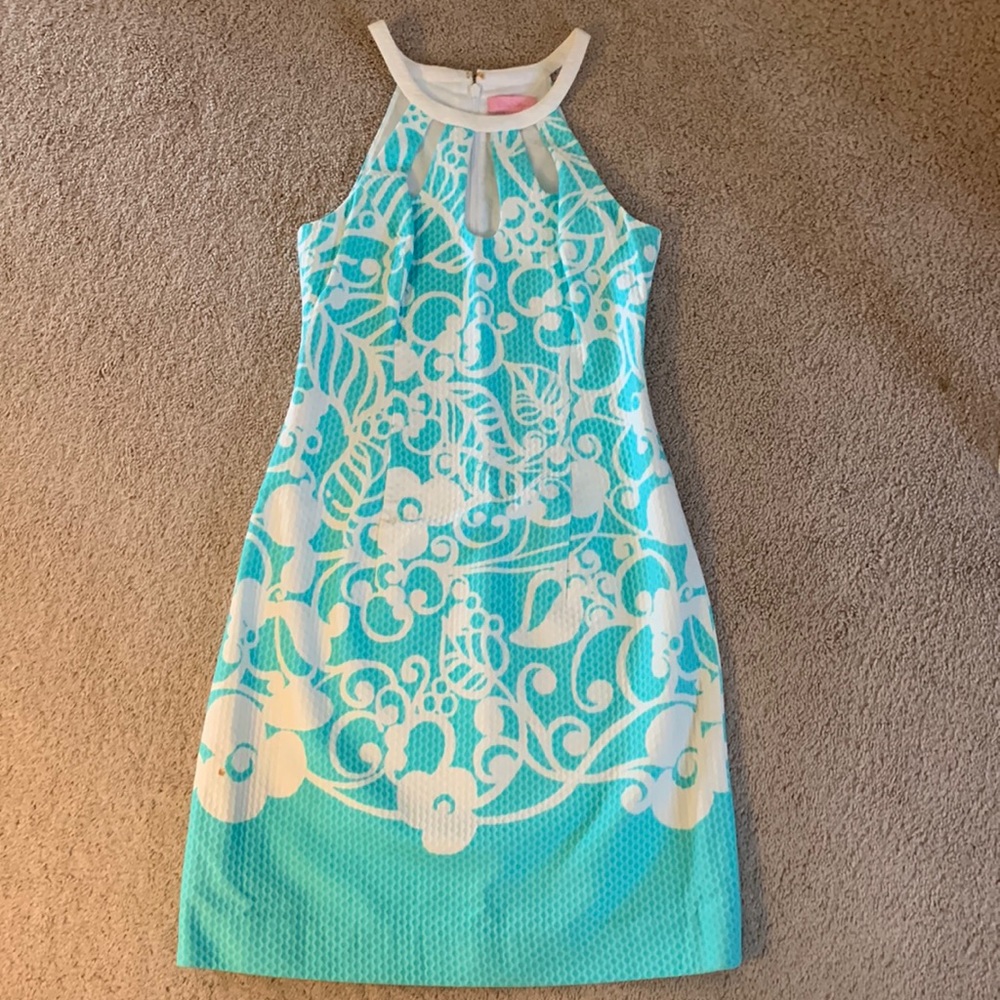 Lilly Pulitzer Cut Out Shift Dress